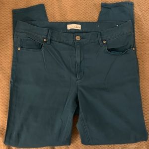 Teal Loft Jeggings Size 12